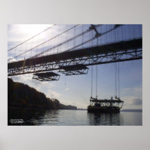 Tacoma Narrows Bridge Construction 2006-2007 Poster