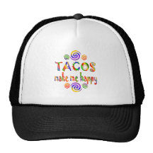 Tacos Make Me Happy Trucker Hat