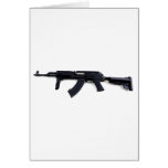 Tactical AK47 Assault Rifle Left Profile Cards
