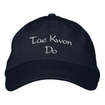Tae Kwon Do Hat Embroidered Hats