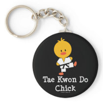 Taekwondo Chick Keychain