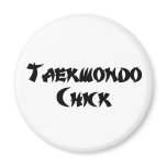 Taekwondo Chick magnets