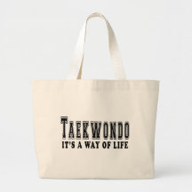 Taekwondo It's way of life Canvas Bags