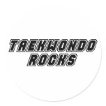 Taekwondo Rocks stickers
