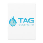 TAG You're it! - Sticky Grenade Halo game gamer postcards