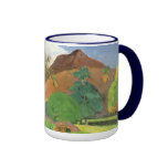 Tahitian Landscape, Mountains Tahiti, Paul Gauguin Mugs