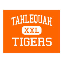 Tahlequah - Tigers - High - Tahlequah Oklahoma Postcard