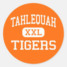 Tahlequah - Tigers - High - Tahlequah Oklahoma Sticker