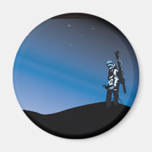 tahoe night ski fridge magnet