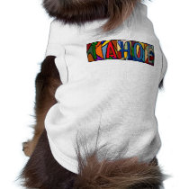 TAHOE ~ PERSONALIZED BIG LETTER PET-WARE FOR DOGS!