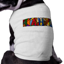 TAHYO ~ PERSONALIZED BIG LETTER PET-WARE FOR DOGS!