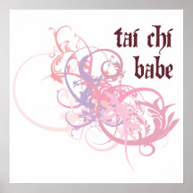 Tai Chi Babe Posters