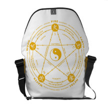 Tai Chi Messenger Bag - Yellow Earth