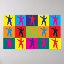 Tai Chi Pop Art Print