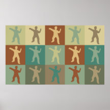 Tai Chi Pop Art Print