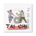 Tai Chi Staff Fighting magnets