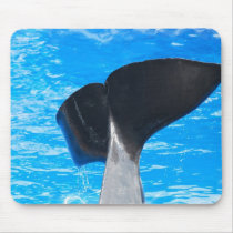 Tail of a Whale Mouse Pads