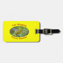 Tail-wagging prairie warbler