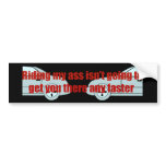 Tailgater Bumper Sticker bumper stickers
