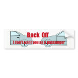 Tailgater Bumper Sticker bumper stickers