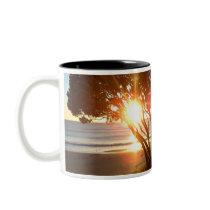 Tairua Beach Walkway Sunrise July 2010 Coffee Mug