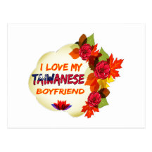 Taiwanese Boyfriend Design Post Cards