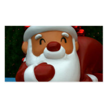 Taiwanese Father Christmas Business Cards