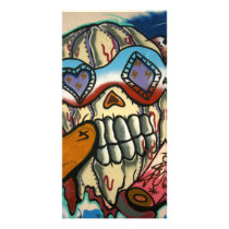 Taiwanese graffiti, Taipei, Taiwan Custom Photo Card