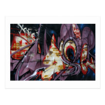 Taiwanese graffiti, Taipei, Taiwan Post Card