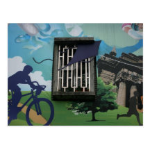 Taiwanese graffiti, Taipei, Taiwan Postcards