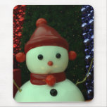 Taiwanese snowman mouse pad