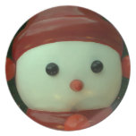 Taiwanese snowman plate