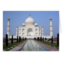 Taj Mahal, Agra, India Greeting Cards