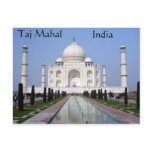 Taj Mahal, Agra, India Postcards