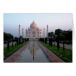 Taj Mahal at daybreak Greeting Card