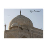 taj mahal dome postcards