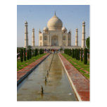 taj mahal fountain post card