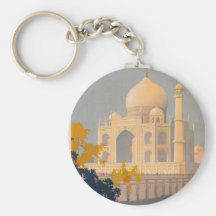 Taj Mahal Key Fob Keychain