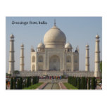 taj mahal post cards