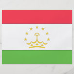 Tajikistan Flag Personalized Flyer
