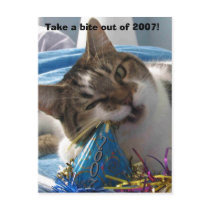 Take a bite out of 2007! postcards
