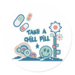 Take a Chill Pill stickers