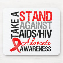 Take a Stand Against AIDS HIV Mouse Pad