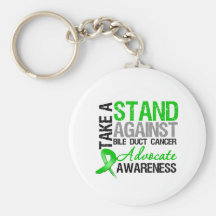 Take a Stand Against Bile Duct Cancer Key Chain