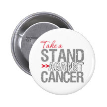 Take a Stand Against Cancer - Bone Cancer Button