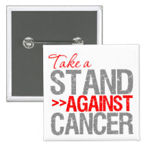 Take a Stand Against Cancer v2 Pin