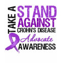 Take a Stand Against Crohn's Disease t-shirts