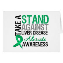 Take a Stand Against Liver Disease Greeting Card