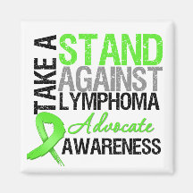 Take a Stand Against LYMPHOMA Refrigerator Magnets