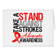 Take a Stand Against Strokes Greeting Cards